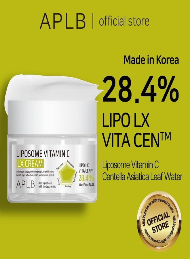ايه بي ال بي كريم APLB Liposome Vitamin C LX | LIPO LX VITA CEN™ 28.4% 1.86 أونصة سائلة / عناية بالبشرة الكورية، امتصاص فعال، بقع داكنة، عناية بمرونة البشرة، ينعش البشرة بلطف ويحسن ملمسها - Image 2